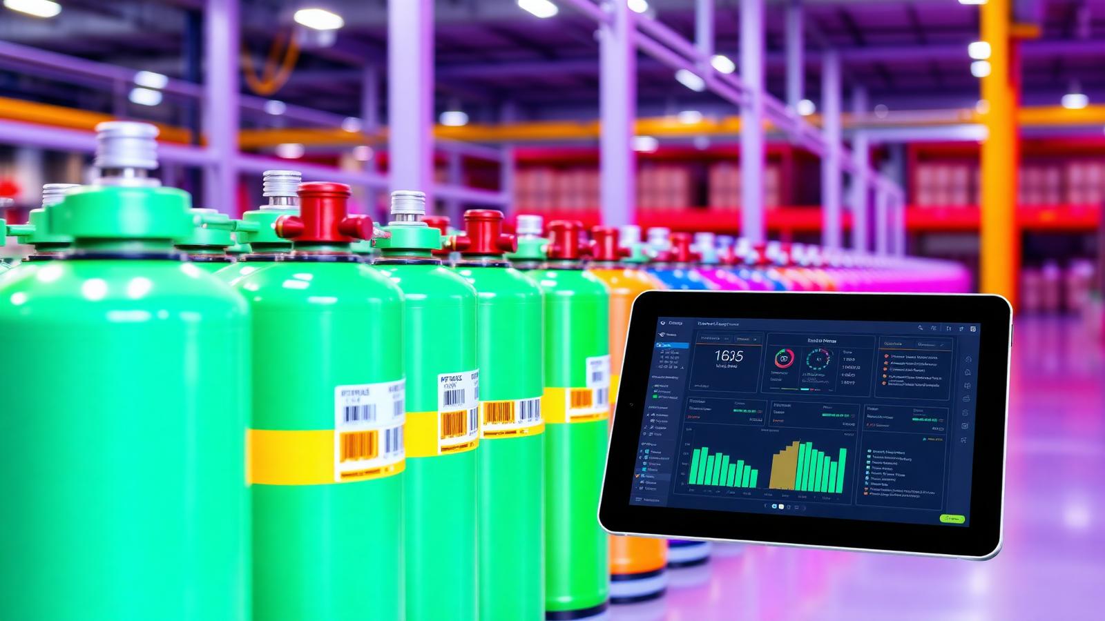 Gas Cylinder Tracking Platform — GCT cylinder tracking in action